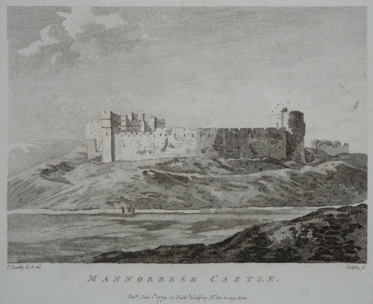 Print - Mannorbeer Castle. - 